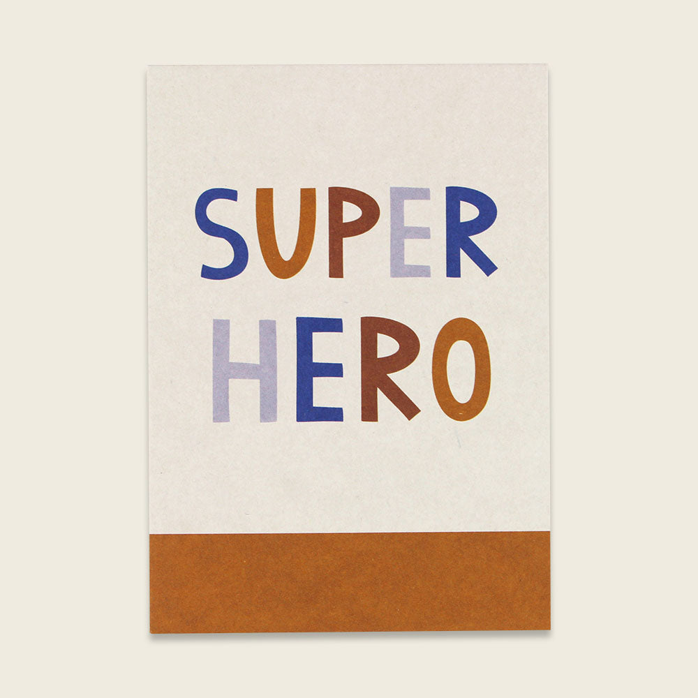 Postkarte "Super Hero"