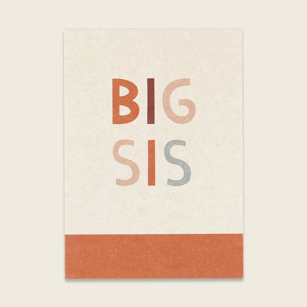 Postkarte "Big Sis" - JULIBER MANUFAKTUR