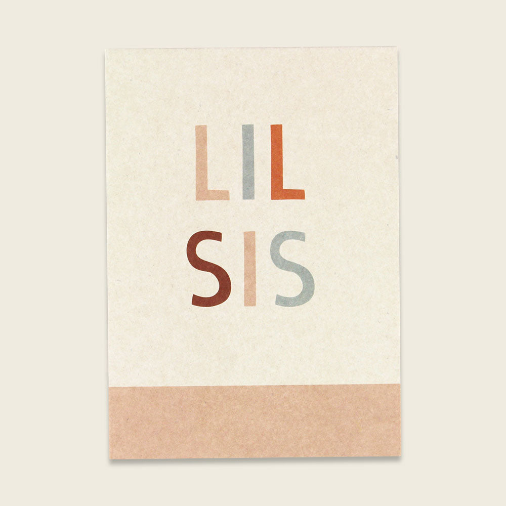 Postkarte "Lil Sis"