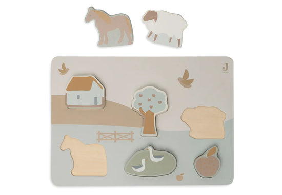 Puzzle aus Holz "Farm" - JULIBER MANUFAKTUR