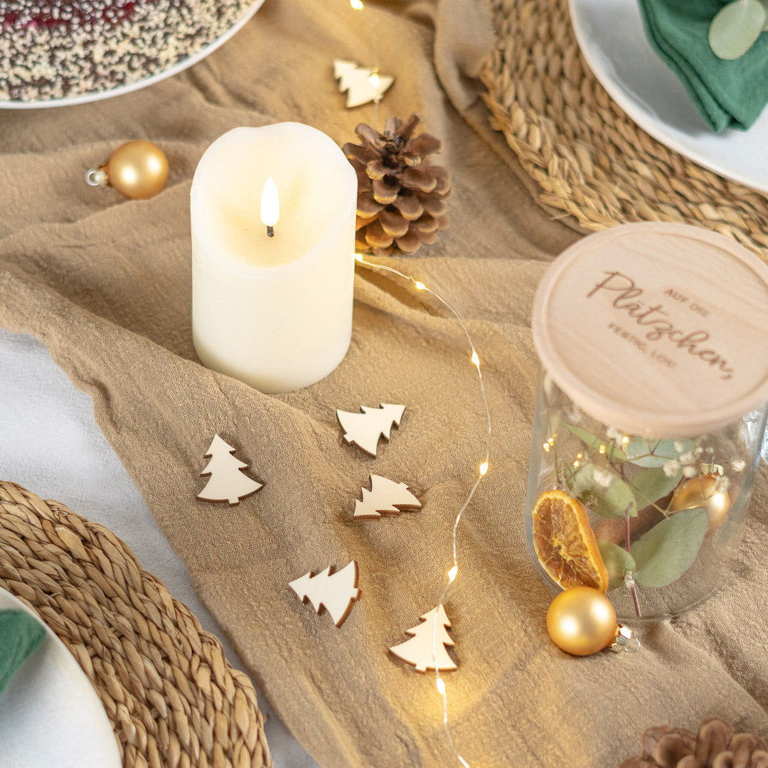 Streudeko zu Weihnachten aus Holz "Tannenbaum"